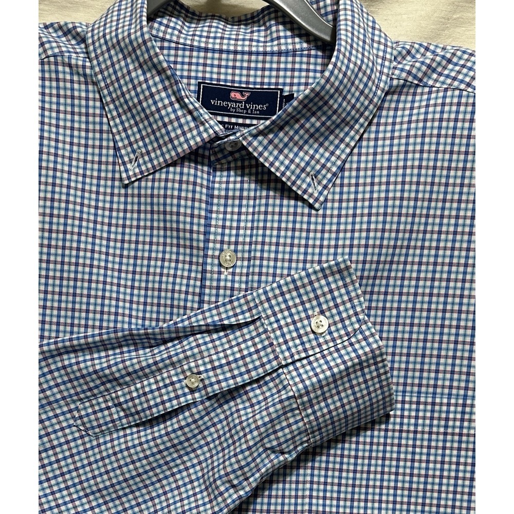 Vineyard Vines Classic Fit Murray XXL Long Sleeve Dress Shirt